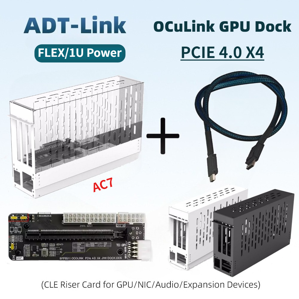 Oculink Egpu Mini Pc - 50CM Oculink EGPU Grafikkarten-Dock für Laptop/Mini-PC