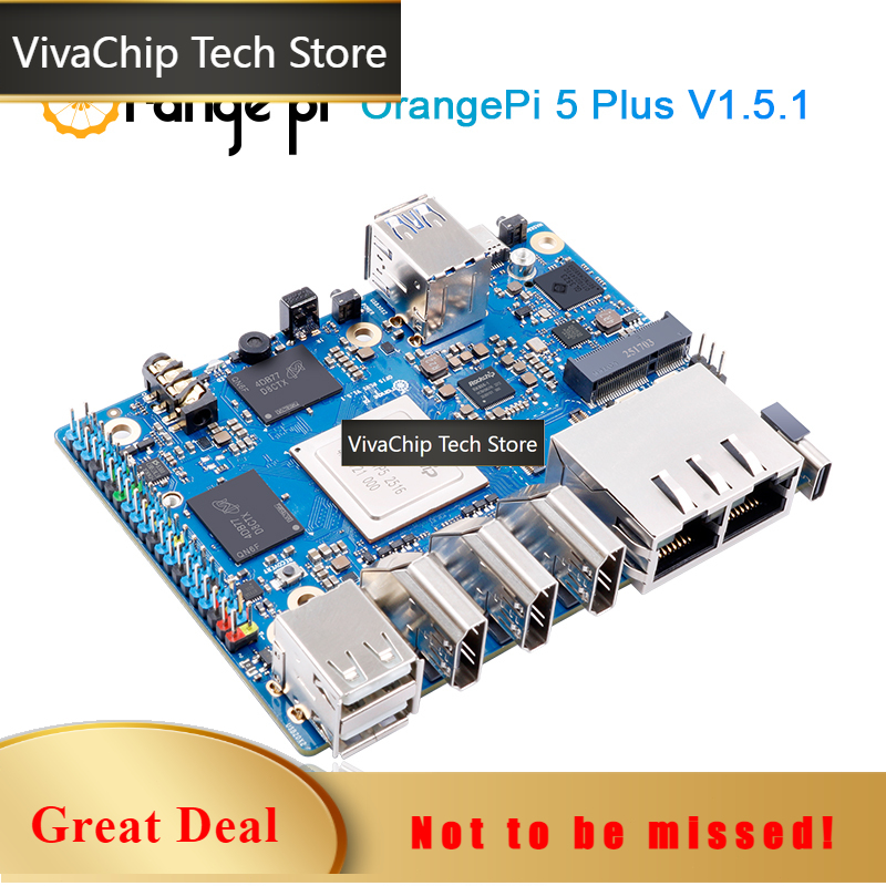 Orange Pi 5 Plus 16Gb - VivaCT Orange Pi5 Plus 16GB Einplatinen-Computer