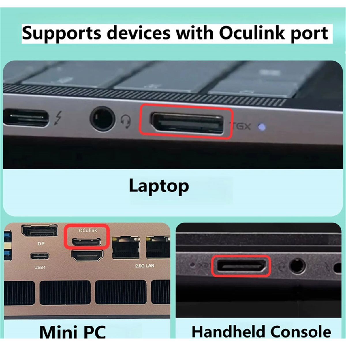 Oculink Egpu Mini Pc - NEUE FABRIK~Oculink EGPU Grafikkarten-Dock für Laptop/Mini-PC