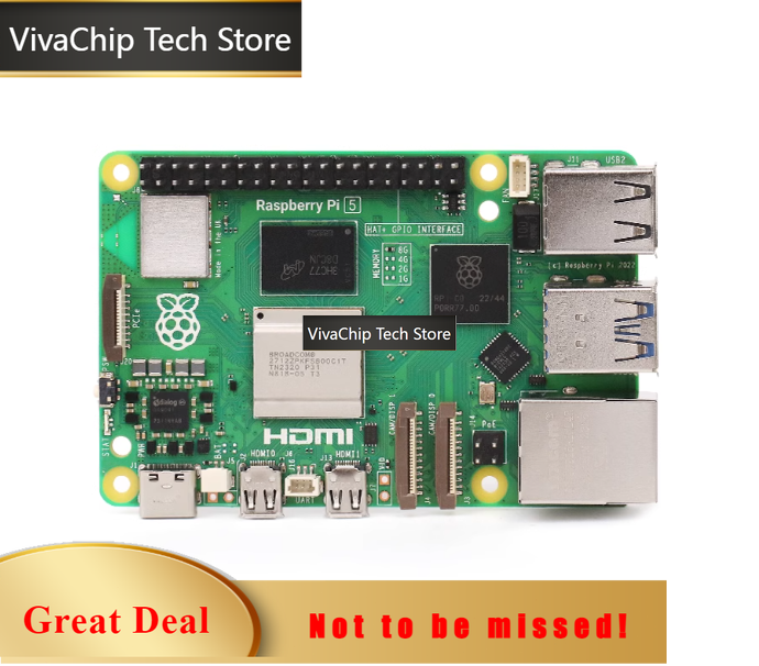 Raspberry Pi 5 8Gb Board - VivaCTRaspberry Pi 5. Generation 5B Entwicklungsboard