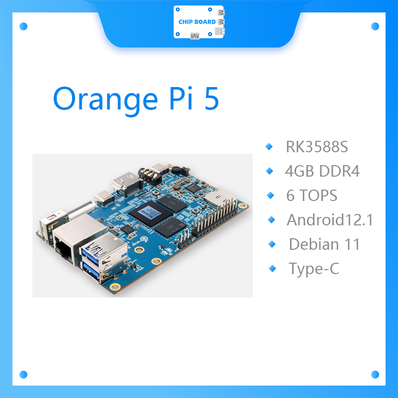 Rockchip Rk3588 Development Board - Orange Pi 5 4 GB RK3588S,