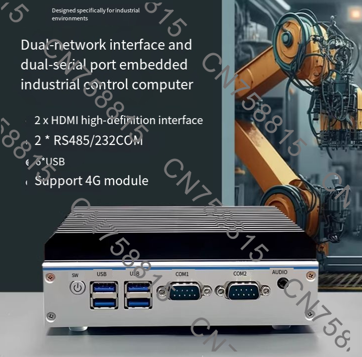 Fanless Industrial Pc Rs485 Core I7 - Dual LAN/Seriell RS485, Lüfterloser Vollständig Geschlossener