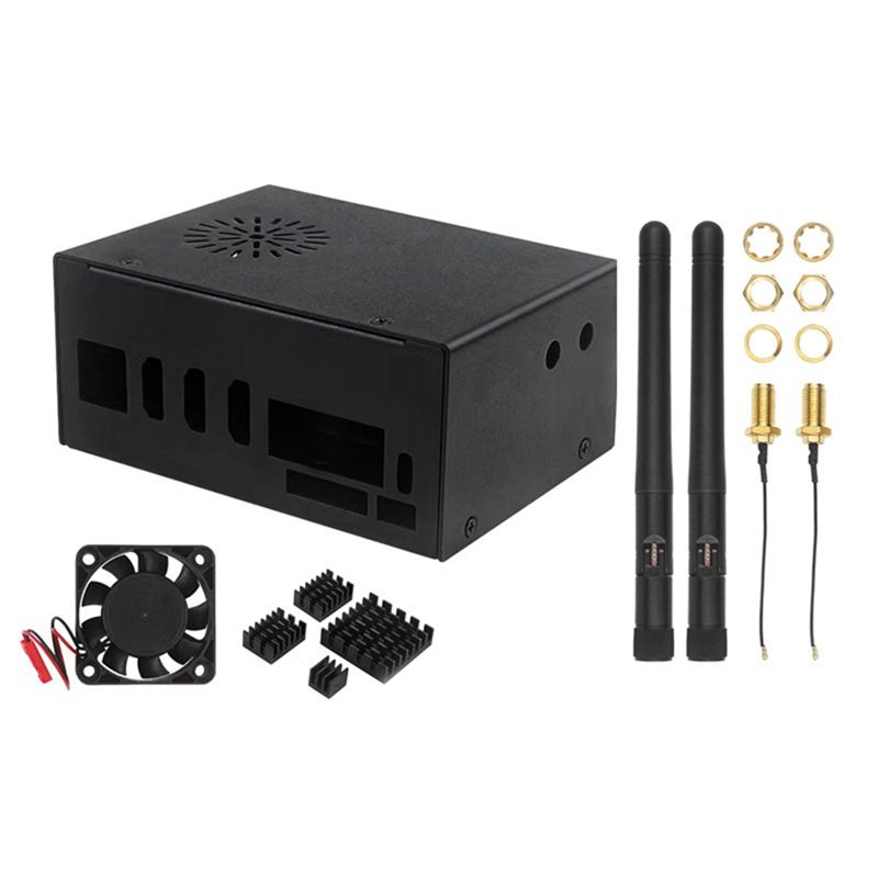 Orange Pi 5 Plus 16Gb - A29F-Metallgehäuse Hochwertiges Gehäuse für Orange Pi