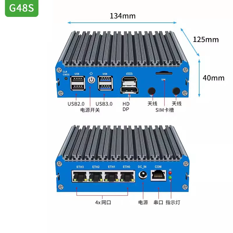 G48S Alder Lake N100 Soft Rout – Pfsense Firewall Router 2.5G 4 I226 Bewertung und Preis