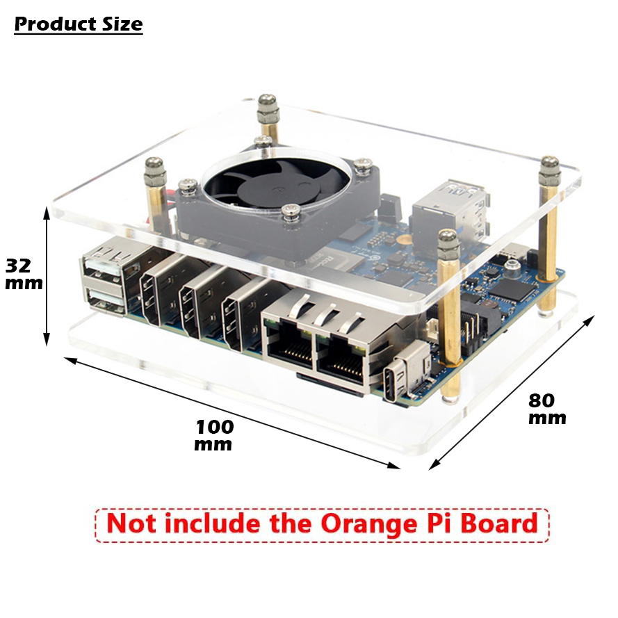 Orange Pi 5 Plus Fall mit Lüft – Orange Pi 5 Plus 16Gb Bewertung und Preis