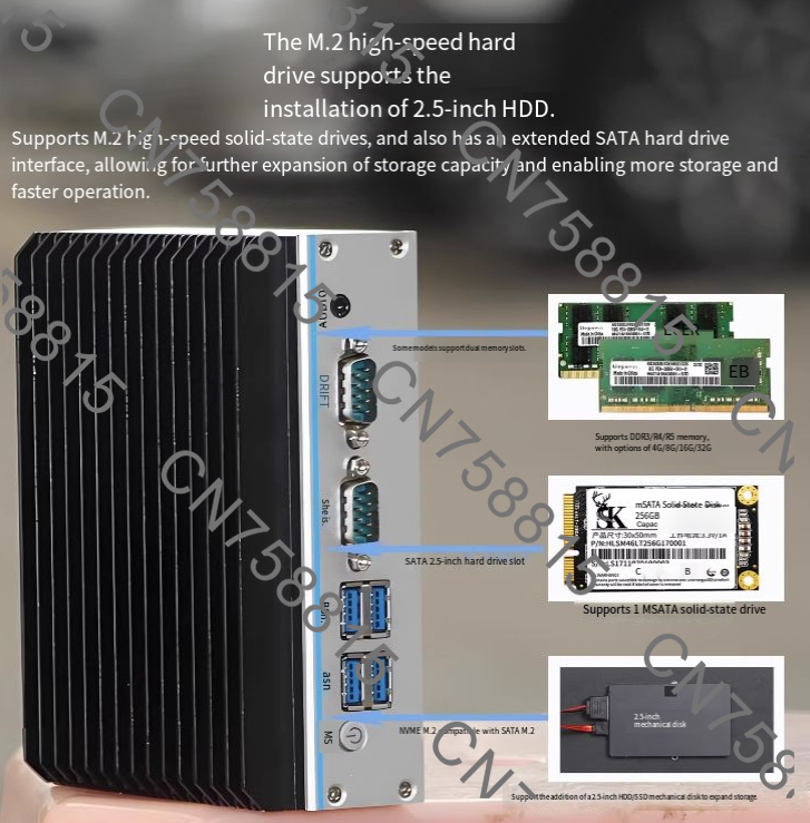 Dual LAN/Seriell RS485, Lüfter – Fanless Industrial Pc Rs485 Core I7 Bewertung und Preis