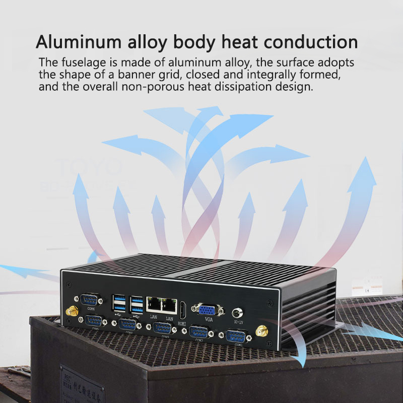 Industrieller Mini-PC Lüfterlo – Fanless Industrial Pc Rs485 Core I7 Bewertung und Preis