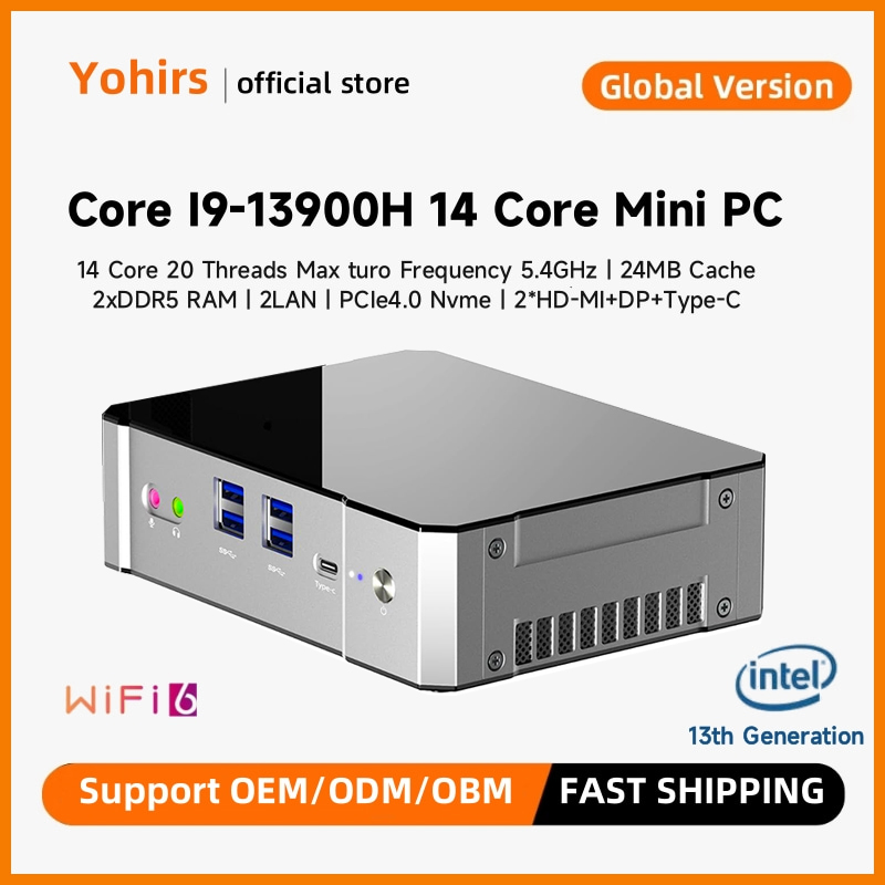 Yohirs 13. Generation i9 13900 – Intel Core I9 13900H Mini Pc Bewertung und Preis